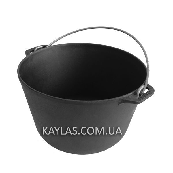 Казан туристичний чавунний з кришкою 6 л Brizoll 2020568384 фото