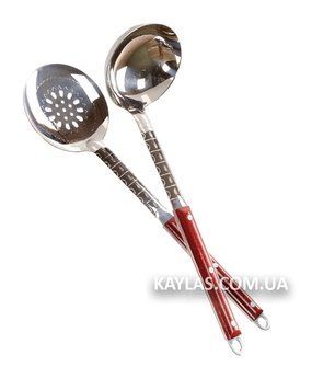 Комплект шумівка та половник для казана 37 см 6521629445 фото